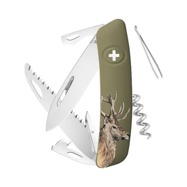 캠핑파파 - [스위자] Custom Collection - D05 Deer(사슴)_olive(12가지 기능)